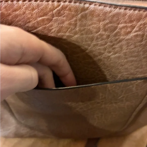 Equestrian Style Brown Fringe Crossbody Bag Saddle Inspired - Picture 6 of 9